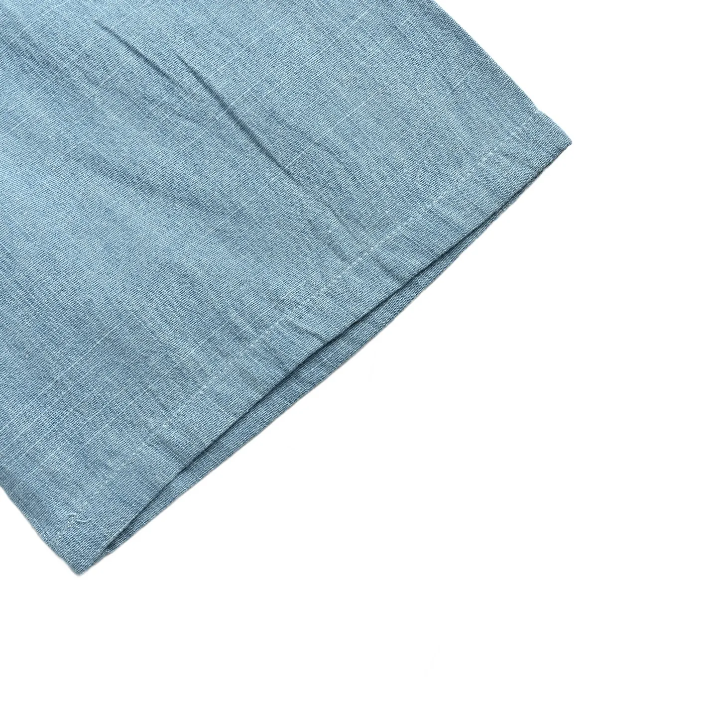 Louis Vuitton/Louis Vuitton front and back embroidery suit chambray short-sleeved shirt